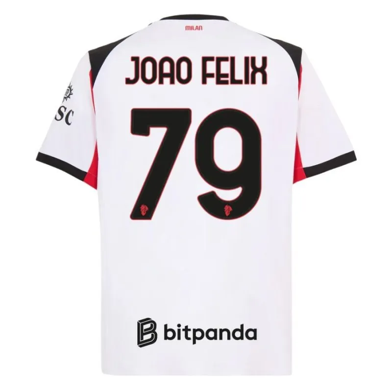 AC Milan João Félix 2025/26 Auswärtstrikot - Weiß