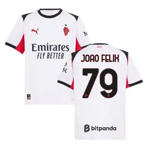 AC Milan João Félix 2025/26 Away Jersey - White