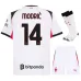 Set di maglia bambini in trasferta di MODRIC dell'AC Milan 2025/26 - Bianco