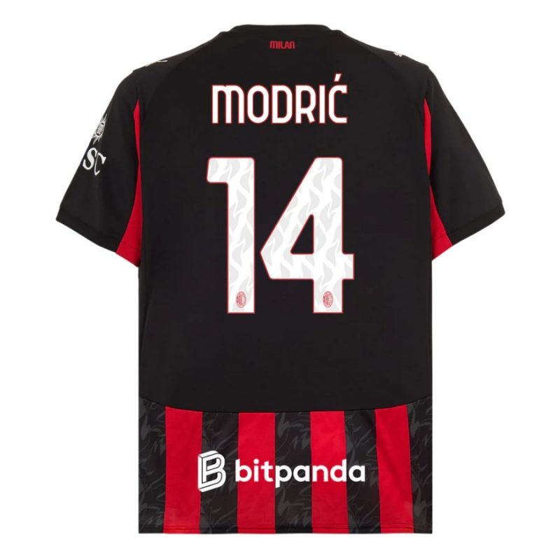 AC Milan MODRIC 2025/26 Home Jersey - Red