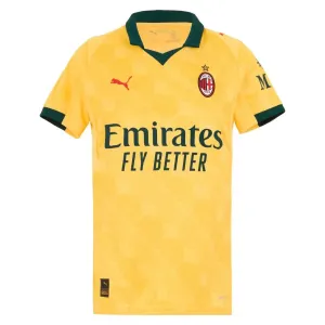 Maillot troisième équipe féminin de l’AC Milan 2025/26 - Jaune