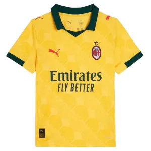 Maglia Terza Bambino AC Milan 2025/26 Gialla