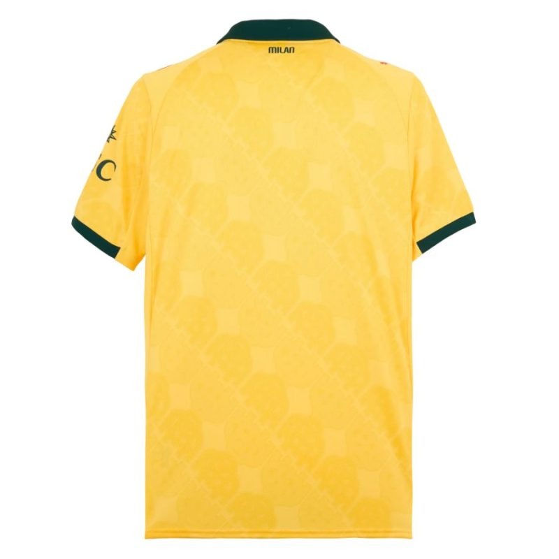 Set di maglia terza bambini dell’AC Milan 2025/26 - Giallo