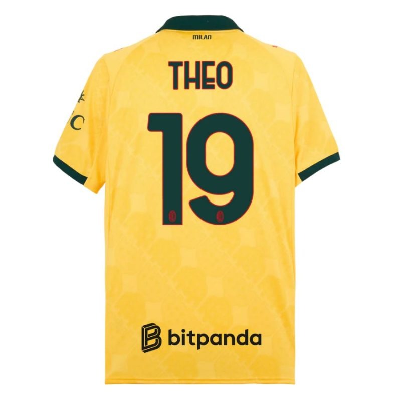 AC Milan THEO 2025/26 Third Jersey - Yellow