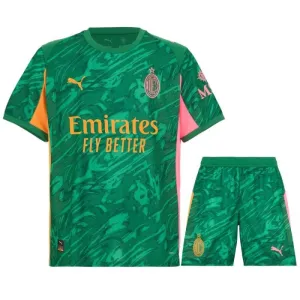 AC Milan 2025/26 Maglia da Portiere Third Bambino + Pantaloncini - Verde