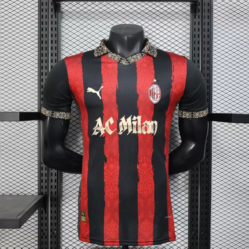 AC Mailand Spieler-Trikot Sonderedition 2025/26 - Rot/Schwarz