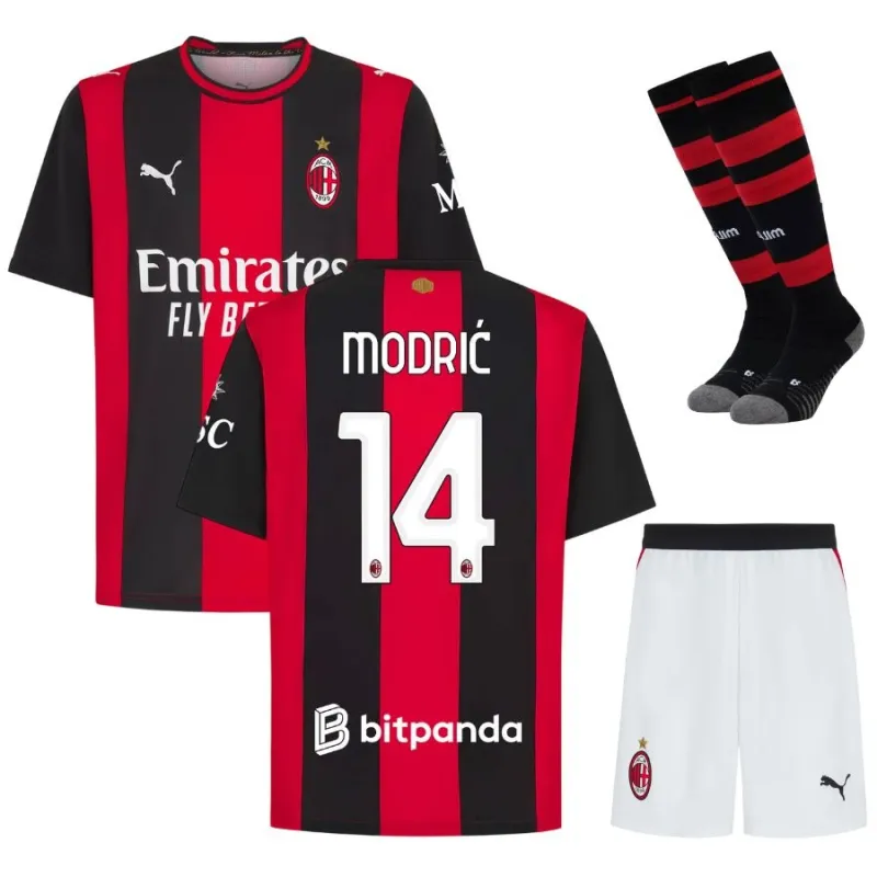 Kit Enfant AC Milan Domicile 2026/27 MODRIC