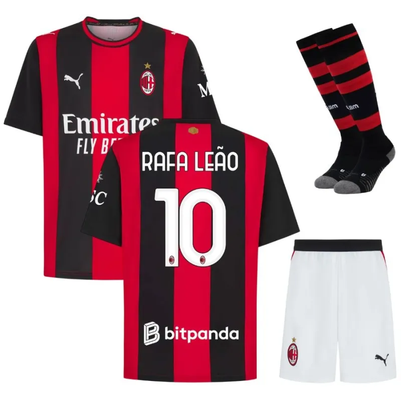 Kit Enfant AC Milan Domicile 2026/27 RAFAEL LEAO