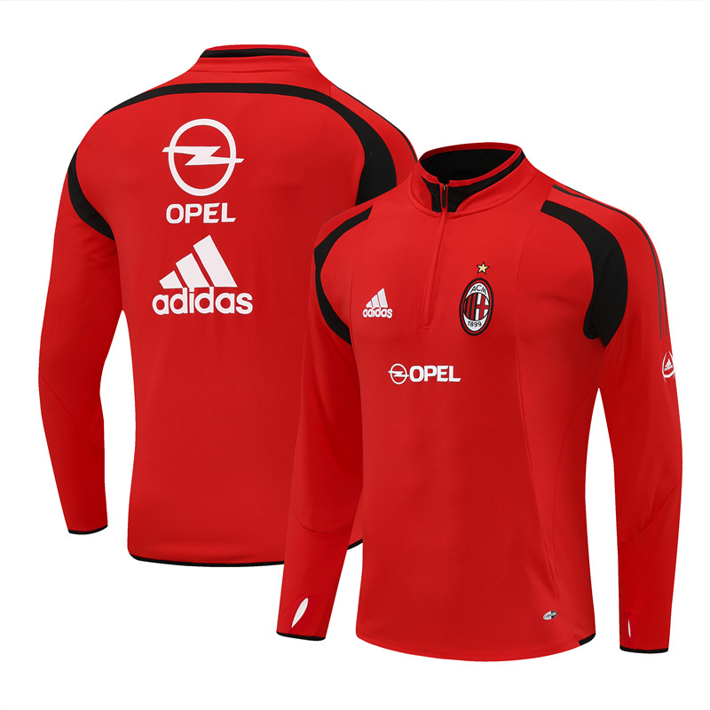 AC Mailand 2004/05 Vintage Sportbekleidung Rot