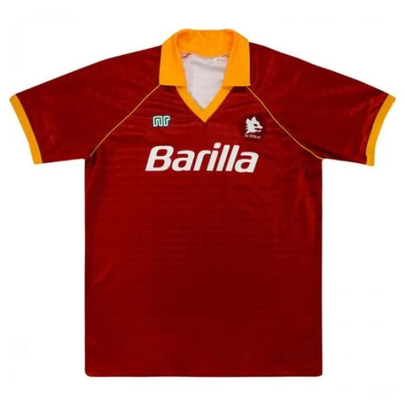 Camiseta Retro Local AS Roma 1990/91 - Rojo