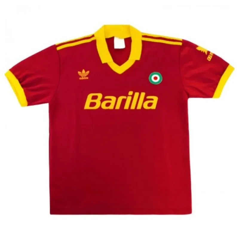 Camiseta Retro Local AS Roma 1991/92 - Rojo
