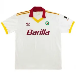 AS Rom 1991/92 Retro Auswärtstrikot - Weiß