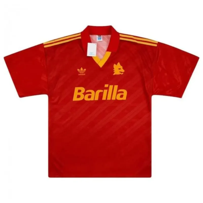 Camiseta Retro Local AS Roma 1992-94 - Rojo