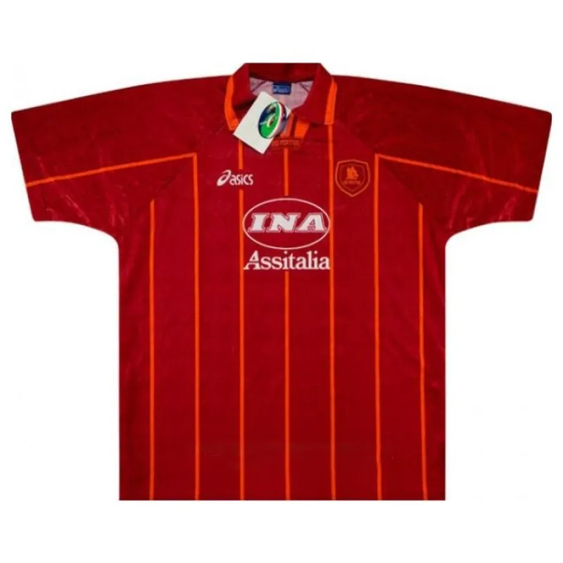 Camiseta Retro Local AS Roma 1996/97 - Rojo