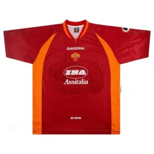 AS Rom 1997/98 Retro Heimtrikot - Rot