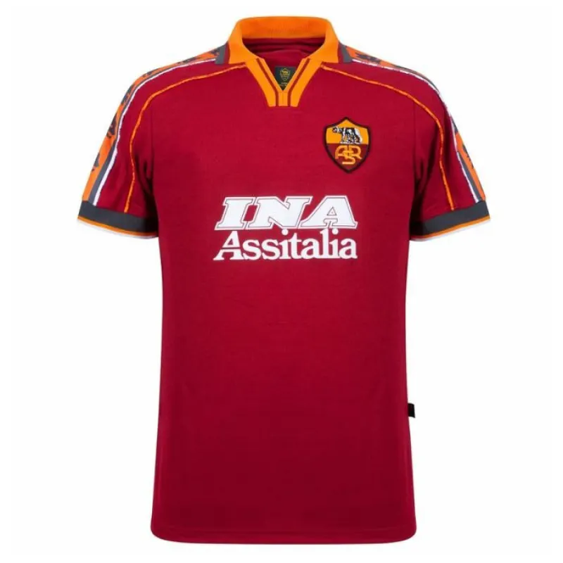 Camiseta Retro Local AS Roma TOTTI 1998/99 - Rojo