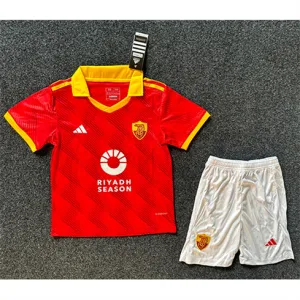Camiseta de casa para niños de AS Roma 2024/25 - roja