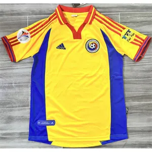 Camiseta retro de casa de AS Roma 2000 - Amarilla