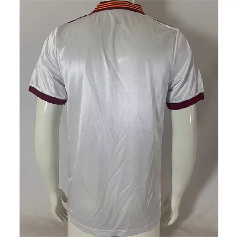 Camiseta retro de visita de AS Roma 1992 - 94 - Blanca