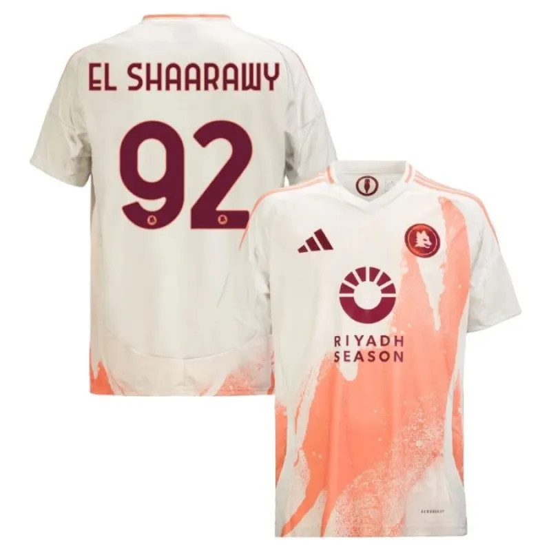 El Shaarawy AS Rom 2024/25 Auswärts - Trikot - Weiß
