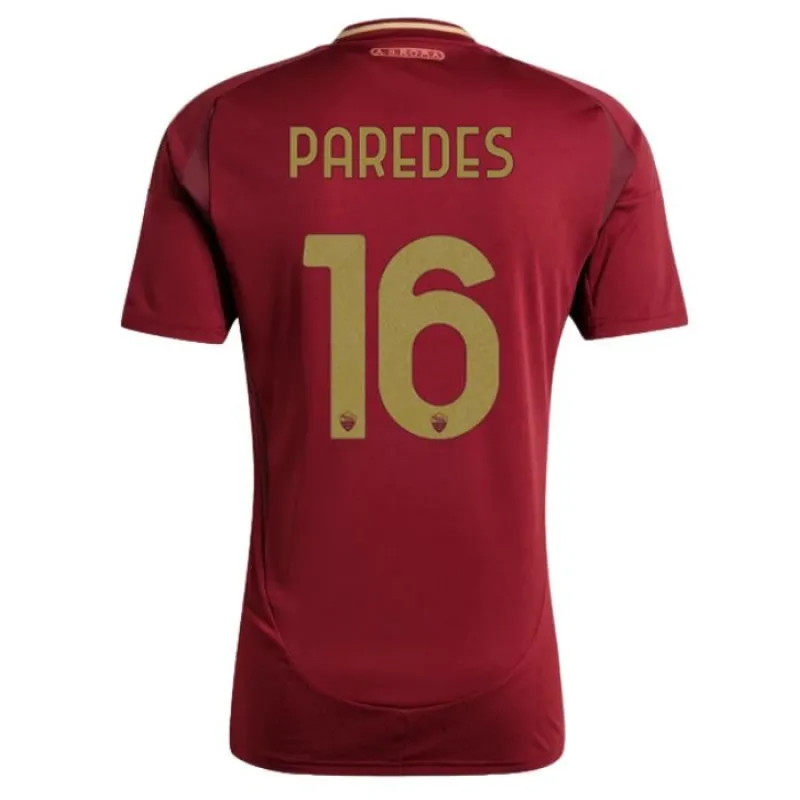Paredes AS Rom 2024/25 Heim - Kinder - Trikotset - Weinrot