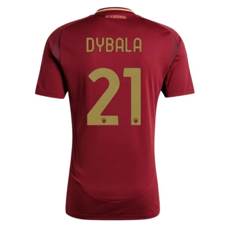 Dybala, ensemble de maillots pour enfants du domicile de l'AS Roma 2024/25 - Rouge vin