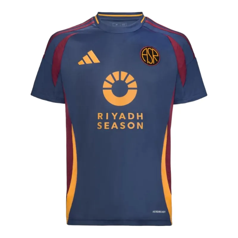 AS Roma 2024/25 Drittes Trikot - Spieler - Blau