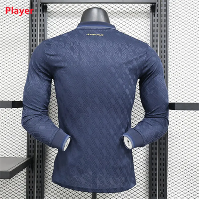 AS Roma 2024/25 Drittes Langarmtrikot - Spieler - Blau