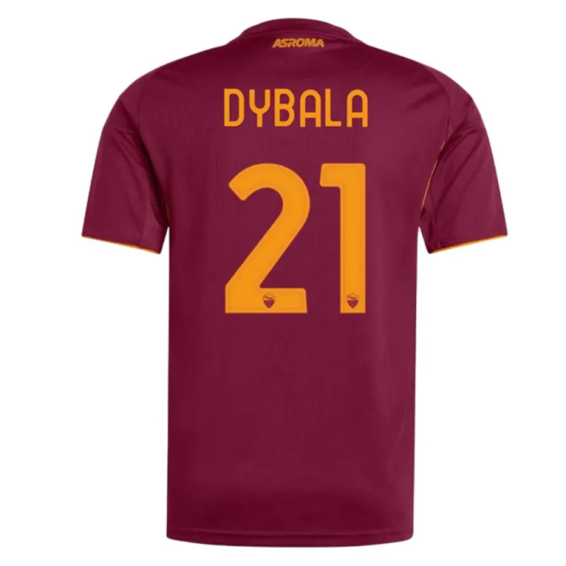 Maillot domicile de DYBALA pour l'AS Roma 2025/26 - Bourgogne
