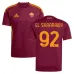 Maillot domicile de EL SHAARAWY pour l'AS Roma 2025/26 - Bourgogne