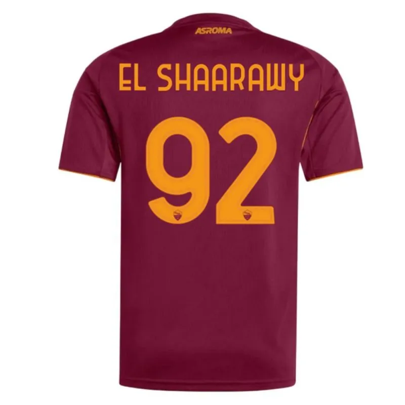 Set de camiseta infantil de casa de EL SHAARAWY de la AS Roma 2025/26 - Borgoña