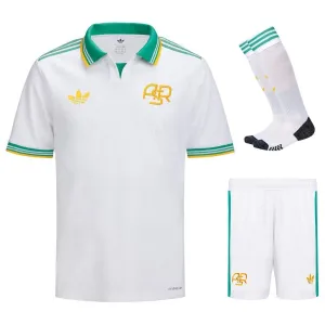 Set de camiseta tercera infantil de la AS Roma 2025/26 - Blanco