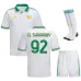 AS Roma EL SHAARAWY 2025/26 Drittes Kinder-Trikot-Set - Weiß
