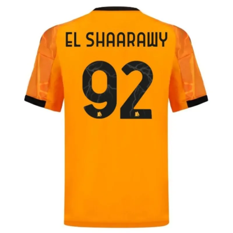 AS Roma EL SHAARAWY Camiseta de Visitante 2025/26 - Naranja