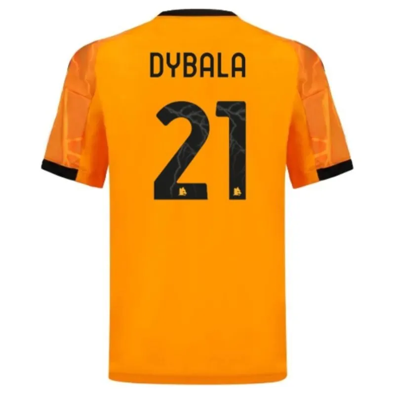 AS Rom DYBALA 2025/26 Auswärts-Kinder-Set - Orange