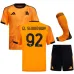 AS Rom EL SHAARAWY 2025/26 Auswärts-Kinder-Set - Orange