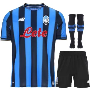 Atalanta BC 2025/26 Heim-Kindertrikot-Set - Blau