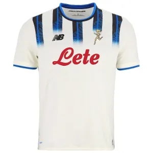 Atalanta BC 2025/26 Auswärts-Kindertrikot - Weiß