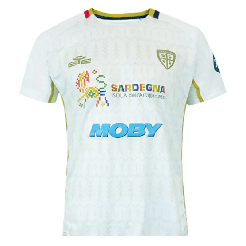 Cagliari 2024/25 Auswärtstrickot - Weiß