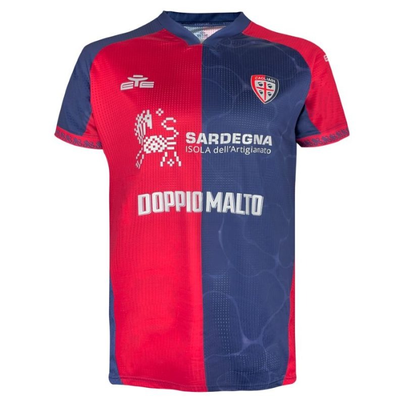 Cagliari 2025/26 Home Kids' Kit + Shorts - Red/Blue