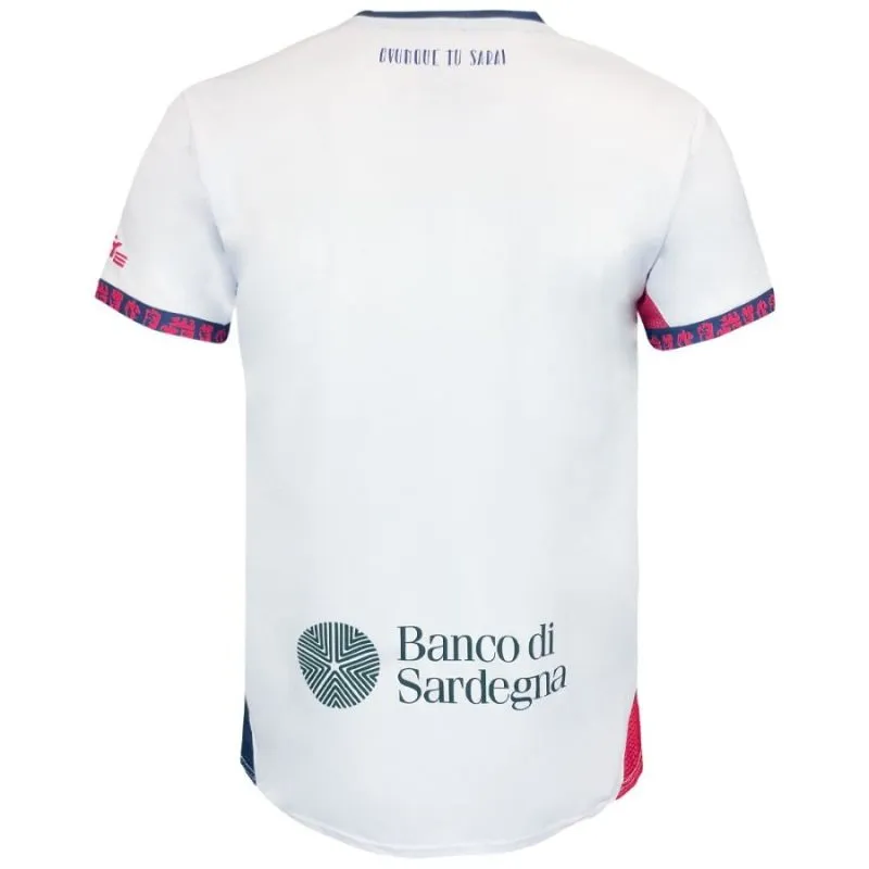 Cagliari 2025/26 Away Kids' Kit + Shorts - White