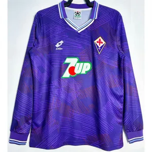 Maglia long sleeve retro di casa di Fiorentina - Viola