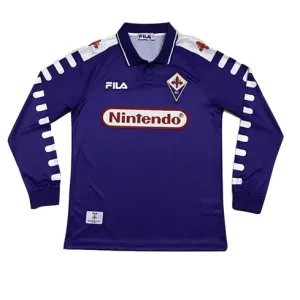 Fiorentina 1998 Retro Long Sleeve Jersey - Purple
