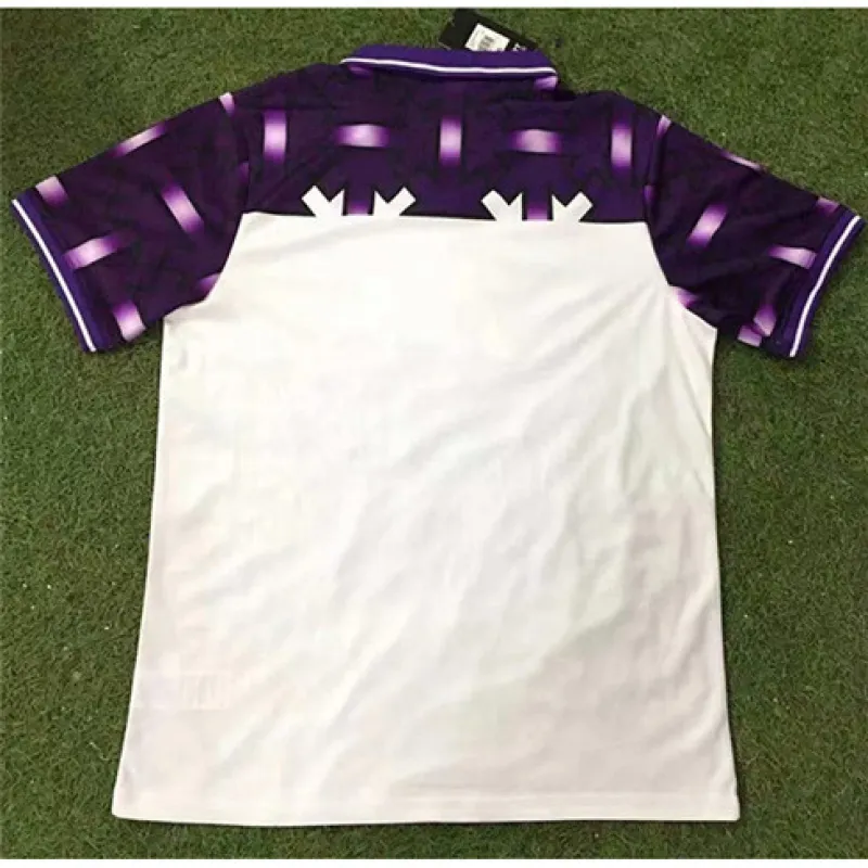 Maillot retro d'extérieur de Fiorentina 1992/93 - Blanc