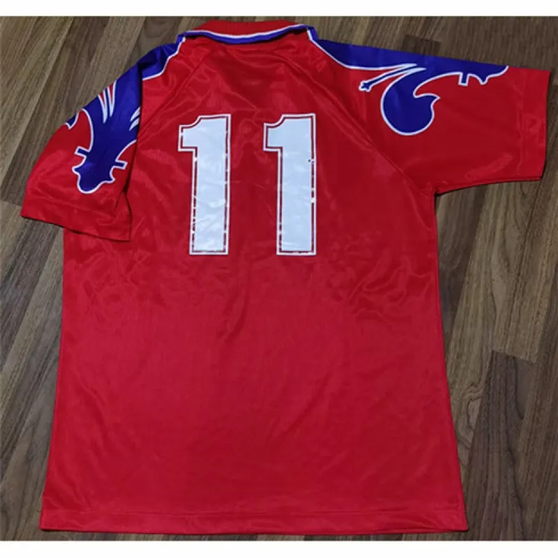 Terza maglia retro di Fiorentina 1995/96 - Rossa