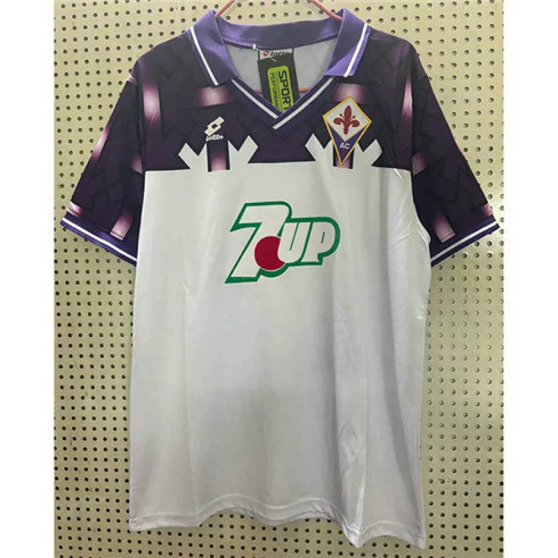 Camisa retro de visita de Fiorentina 1992/93 - Blanca