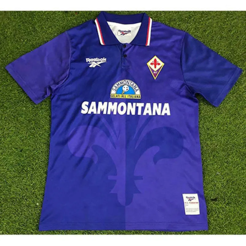 Fiorentina 1995/96 Home Retro Jersey - Blue