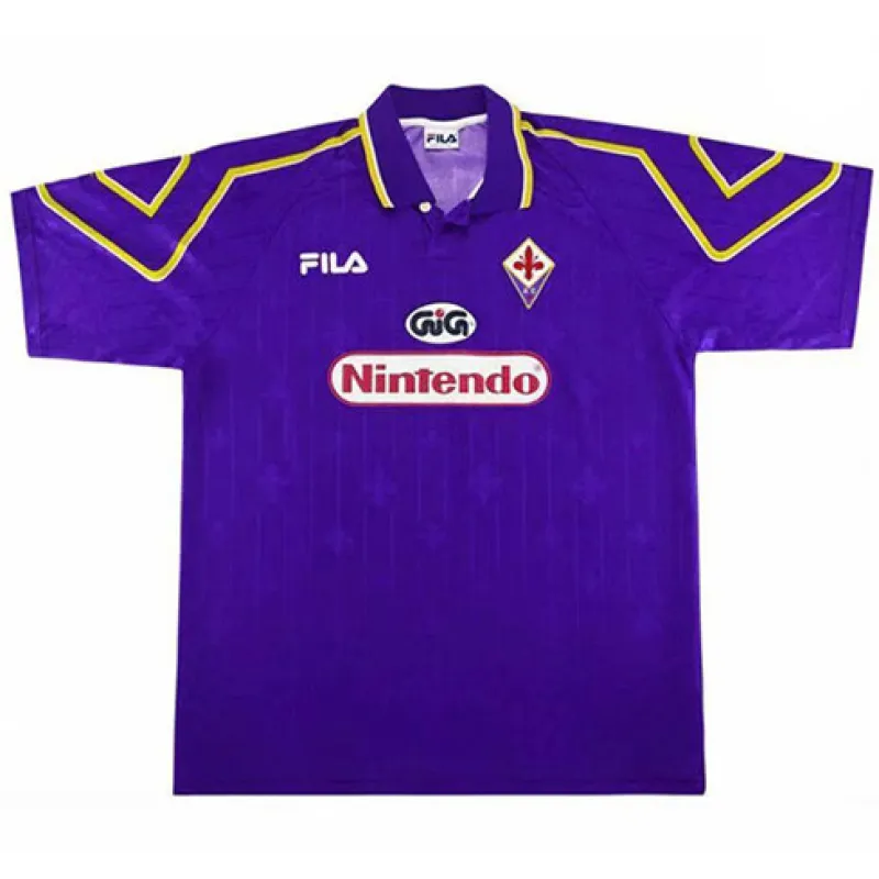 Fiorentina 1997/98 Heimtrikot Retro - Lila