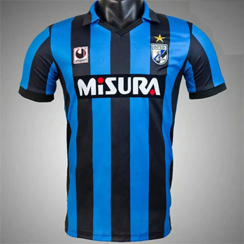 Inter Milan 1988 - 90 retro home jersey - blue