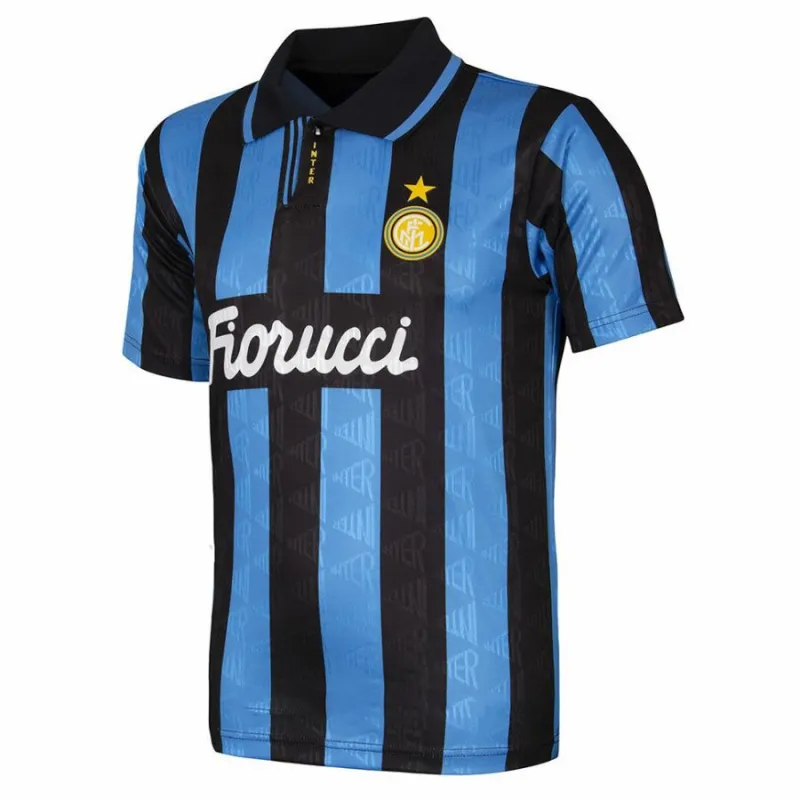 Inter de Milán 1993/94 Camiseta retro local - Azul/Negra